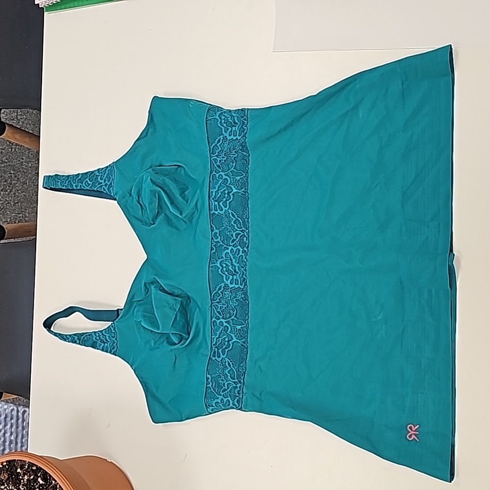 NWOT Ruby Ribbon teal camisole